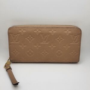 Louis Vuitton LV Monogram Empreinte Zippy Long Wallet